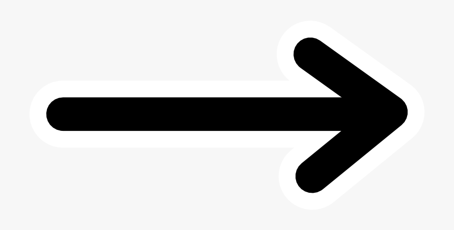 Balck Arrow Clipart, Explore Pictures - Derecha Flecha Png, Transparent Clipart