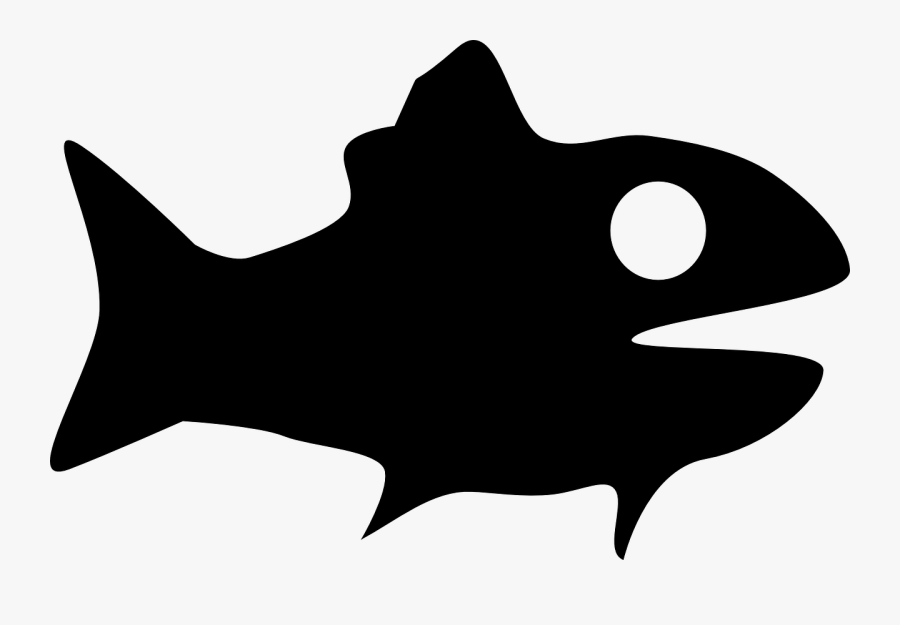 Anchovy - Clipart - Silhueta Peixinho Png, Transparent Clipart