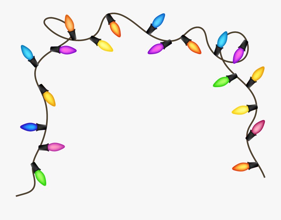 Christmas Lights Decoration Free Clipart - Christmas Lights Png Hd, Transparent Clipart