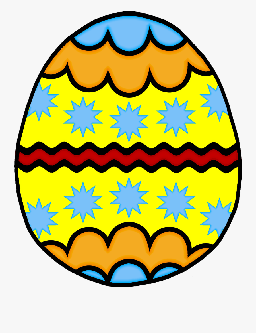 Cute Easter Coloring Pages, Easter Designs, Easter - Easter Egg Clipart, Transparent Clipart