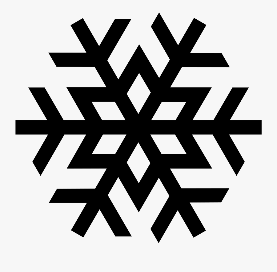 Transparent Background White Snowflake Png, Transparent Clipart