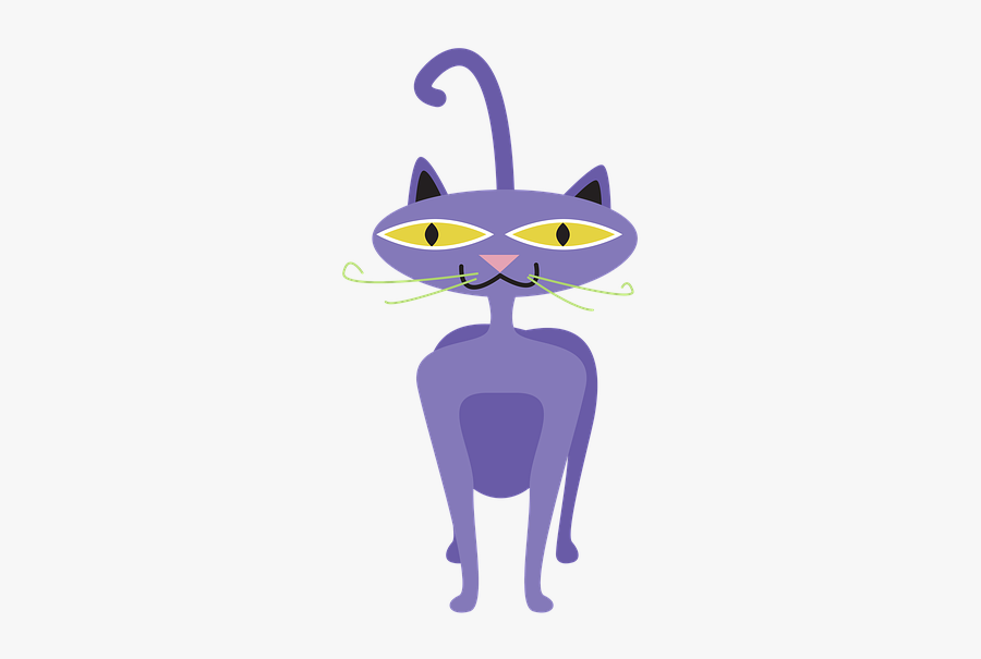 Cat, Clipart, Animal, Cartoon, Pet, Character, Icon - Clip Art, Transparent Clipart
