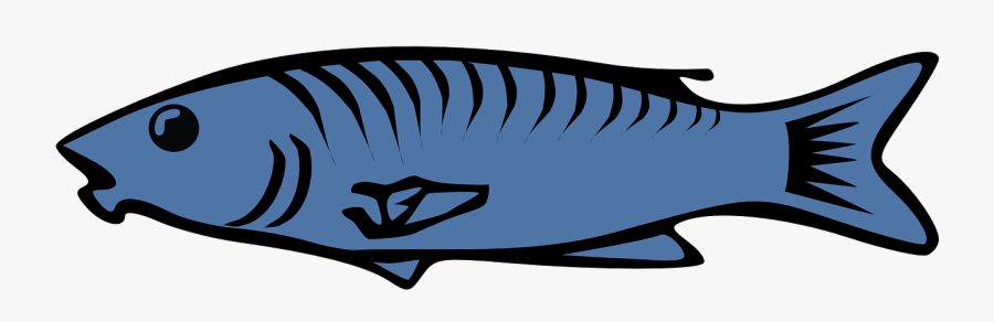 Blue Fish Clip Art, Transparent Clipart