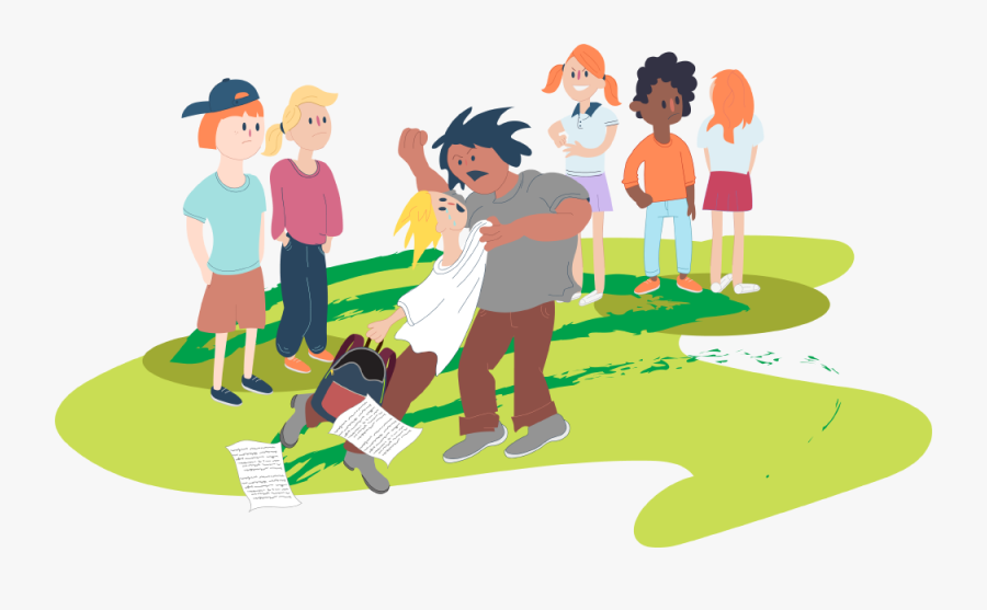 Thumb Image - Bullying In Schools Cartoon, Transparent Clipart