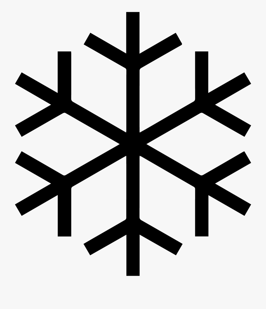 Snow 01 - Clipart Simple Snowflake, Transparent Clipart