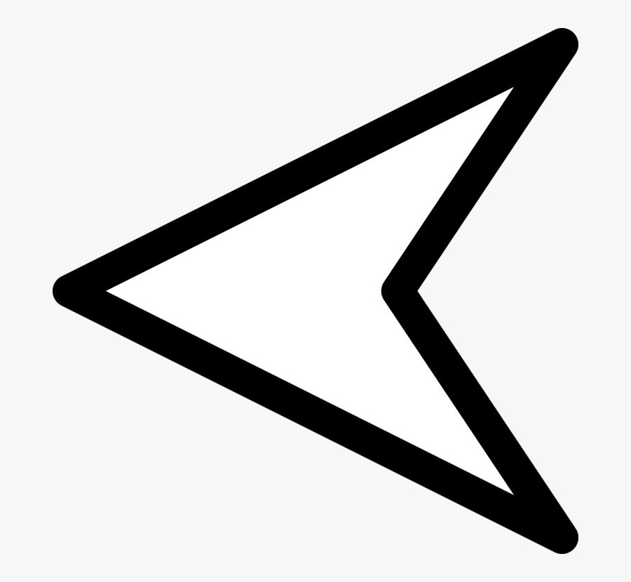 Transparent Background White Arrow Png, Transparent Clipart