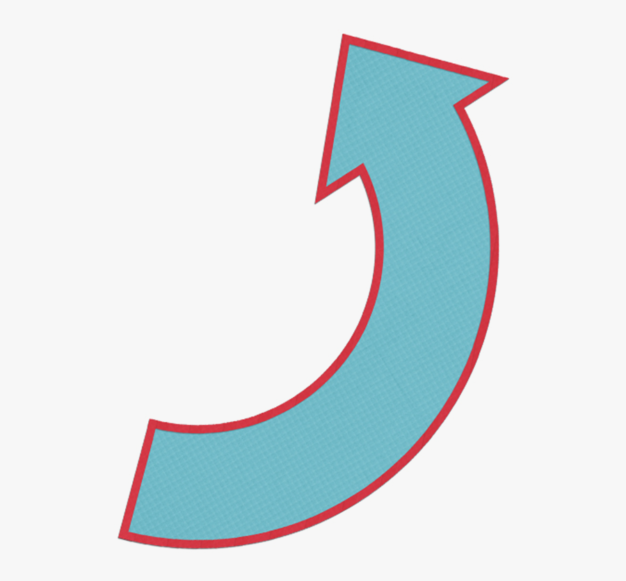 Curved Arrow Clipart, Transparent Clipart