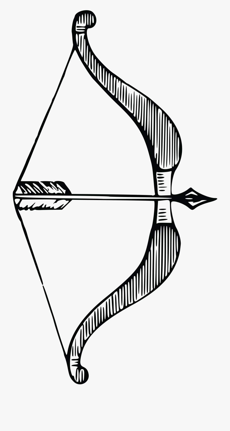 Arrow Clipart Archery - Clipart Black And White Bow And Arrow, Transparent Clipart