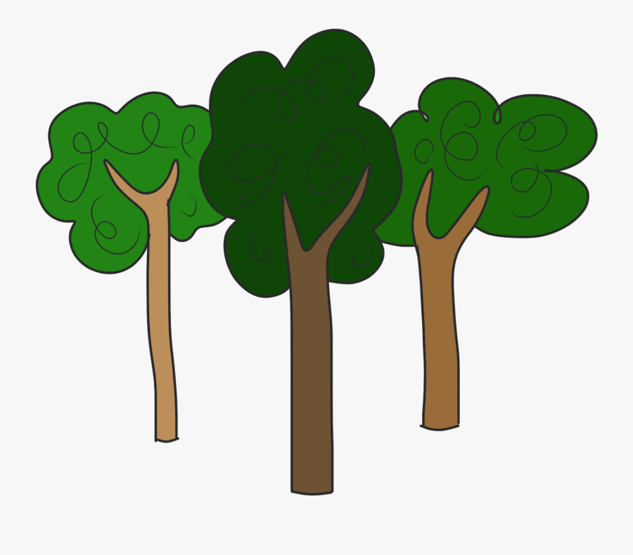 Clipart Trees Clipart - Trees Clipart, Transparent Clipart