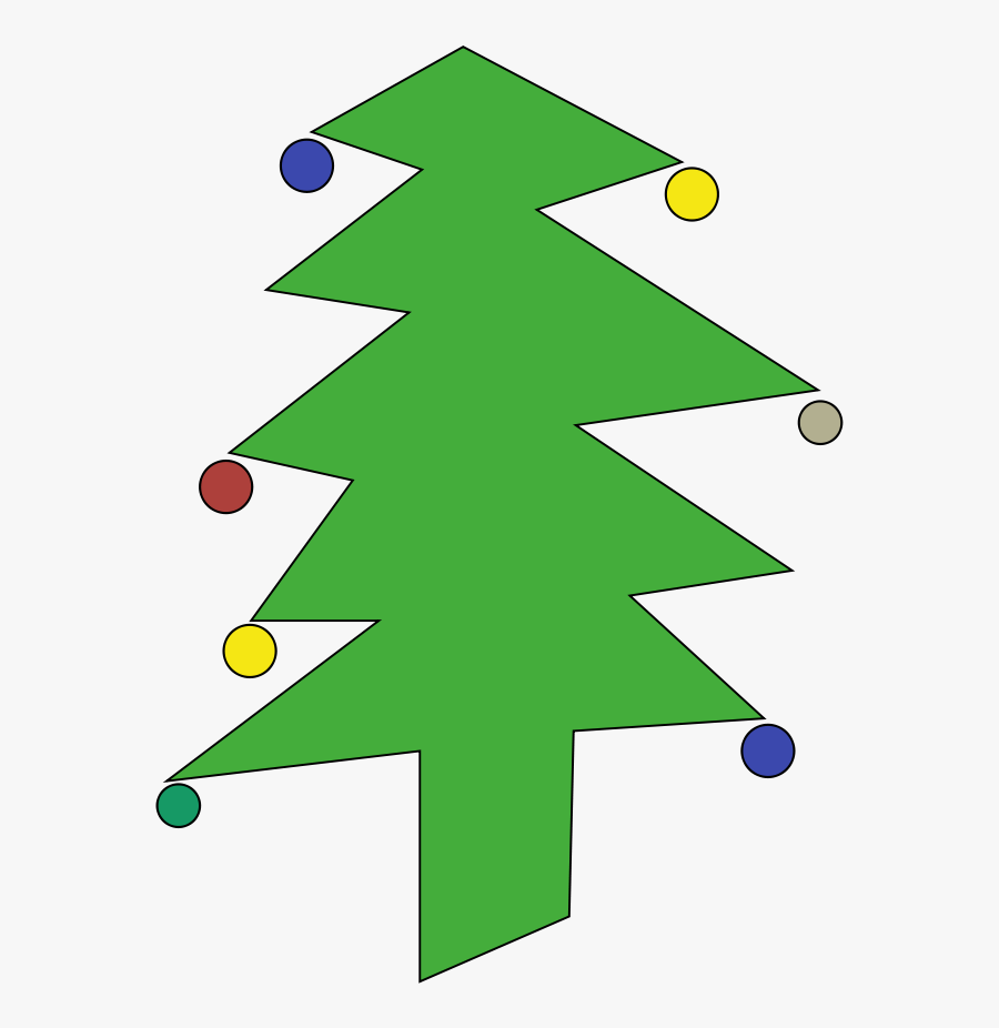 Sweet Christmas Tree Clipart, Vector Clip Art Online, - Triangle Xmas Tree Gif, Transparent Clipart