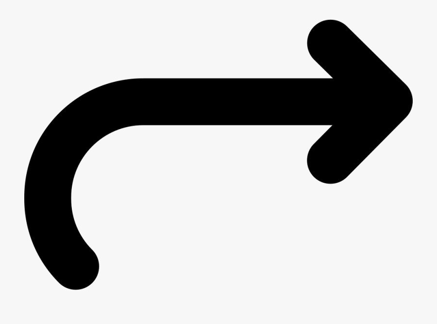 Curved Arrow Clipart Png - Arrows Png Icon, Transparent Clipart