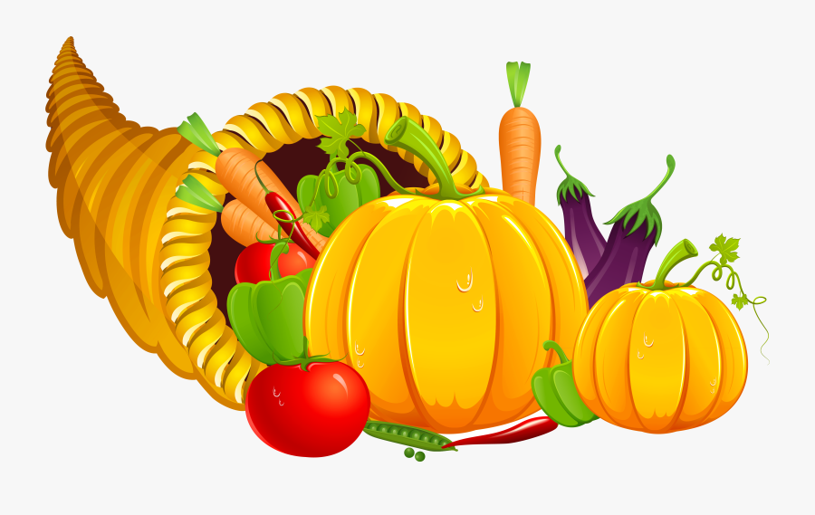 Cornucopia Thanksgiving Clipart Gallery High Transparent - Transparent Background Cornucopia Png, Transparent Clipart