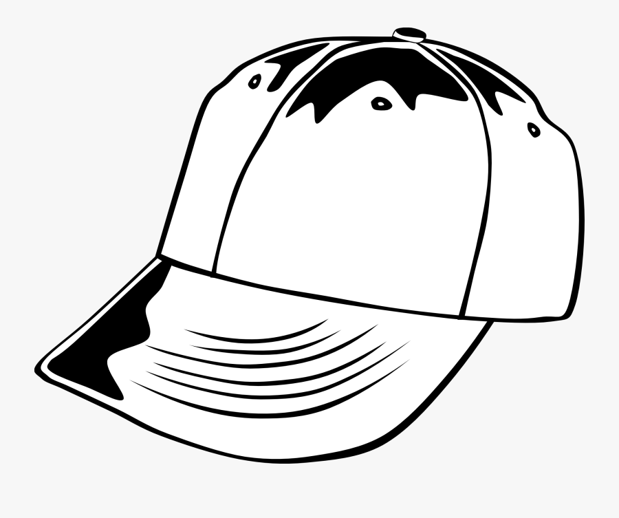 Baseball Clipart Black And Wh - Cap Clipart Black And White, Transparent Clipart