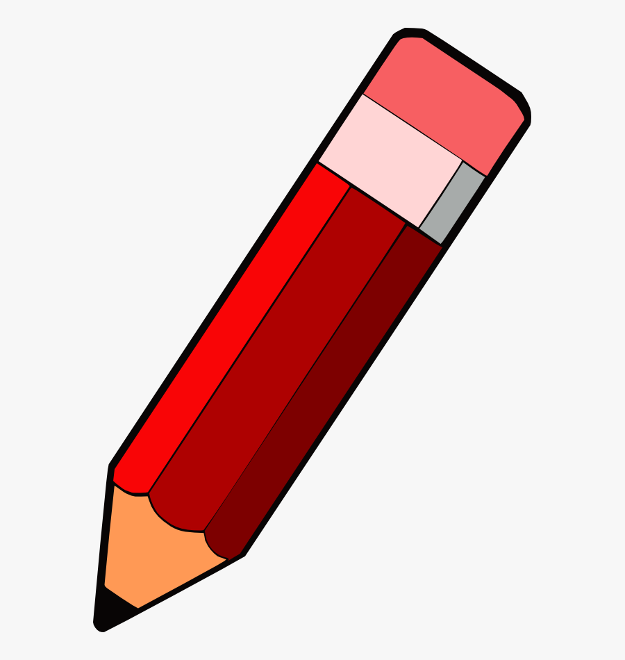 Clip Art Red Pencil, Transparent Clipart