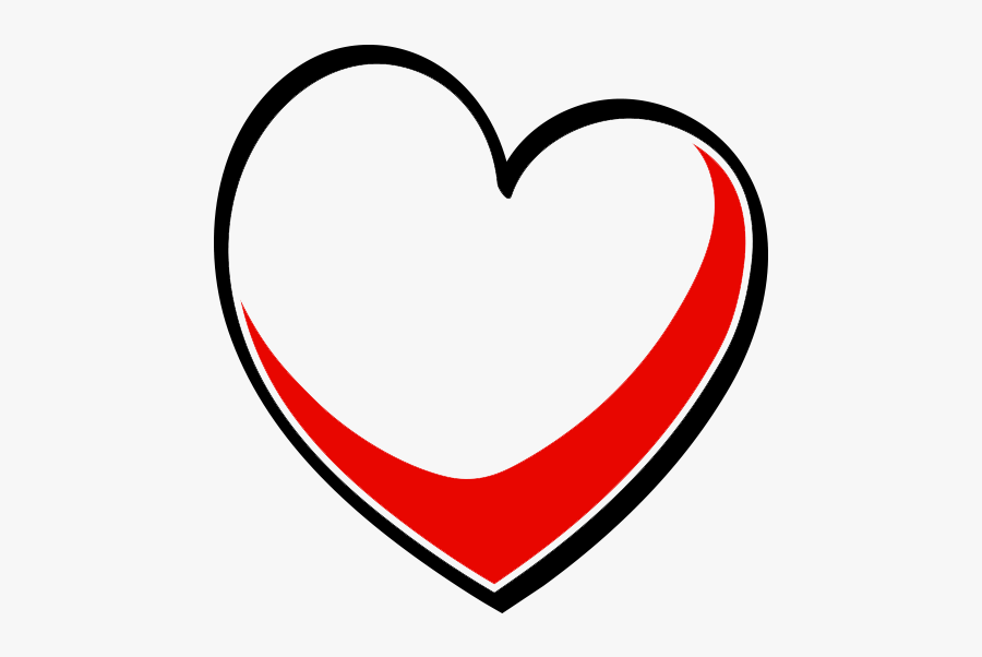 Outline Heart Png Clipart Transparent - Transparent Background Heart Outline, Transparent Clipart