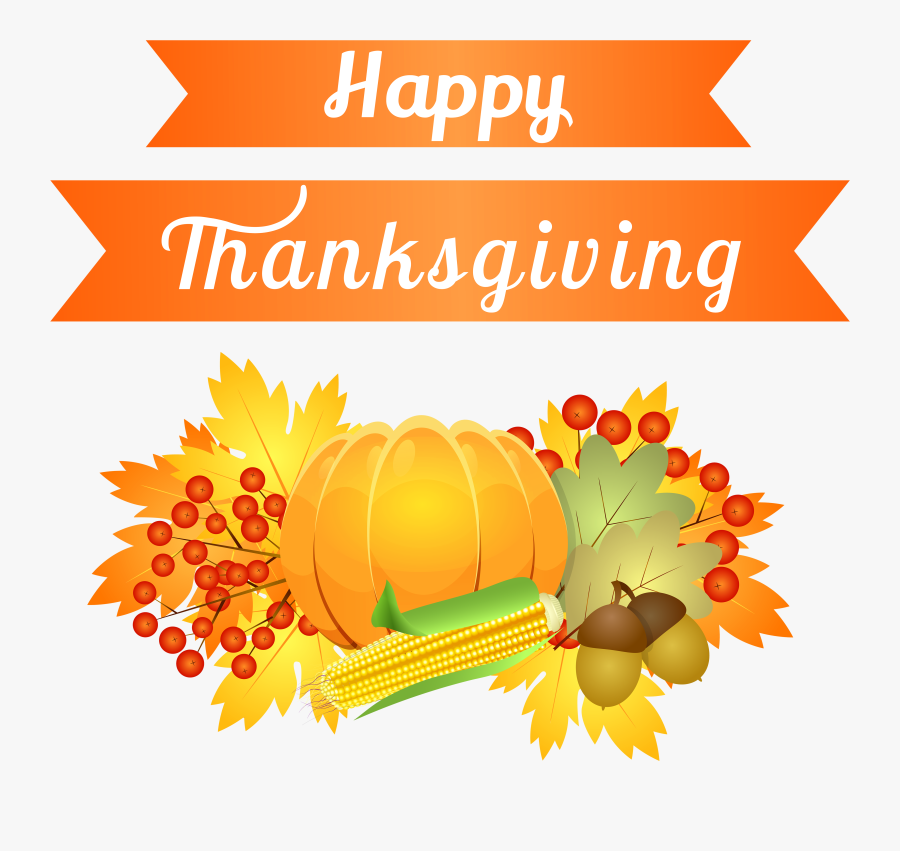 Transparent Turkey Clipart - Happy Thanksgiving Clipart Png, Transparent Clipart