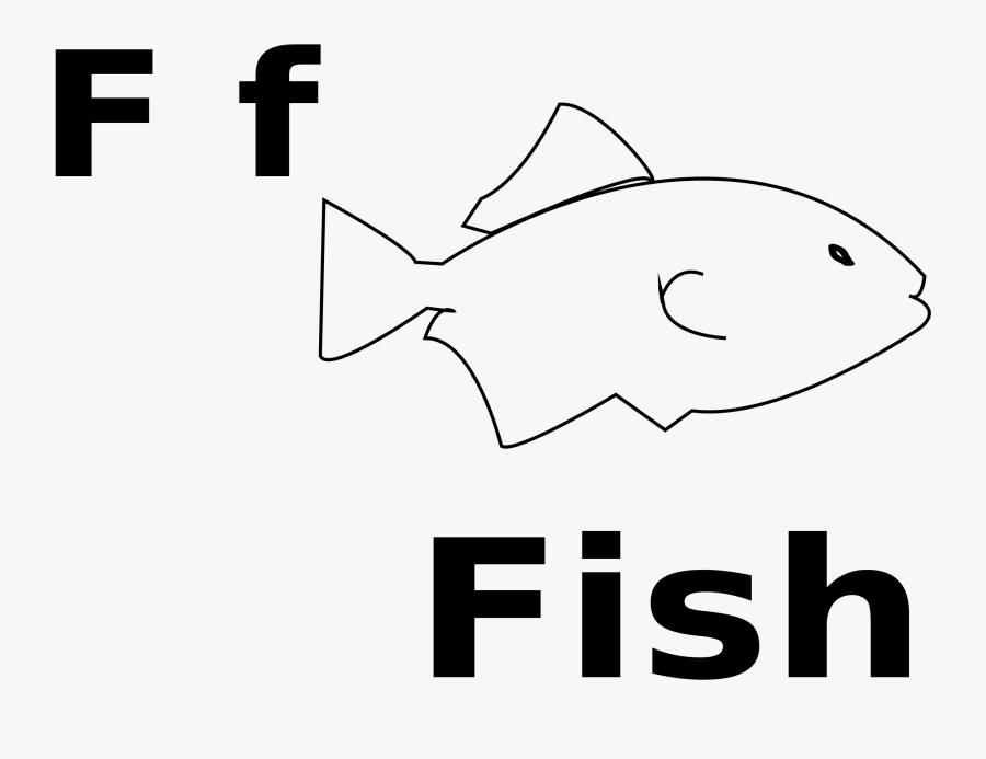 Tropical Fish Clipart Simple Fish - Fish In Black And White Clip Arts, Transparent Clipart