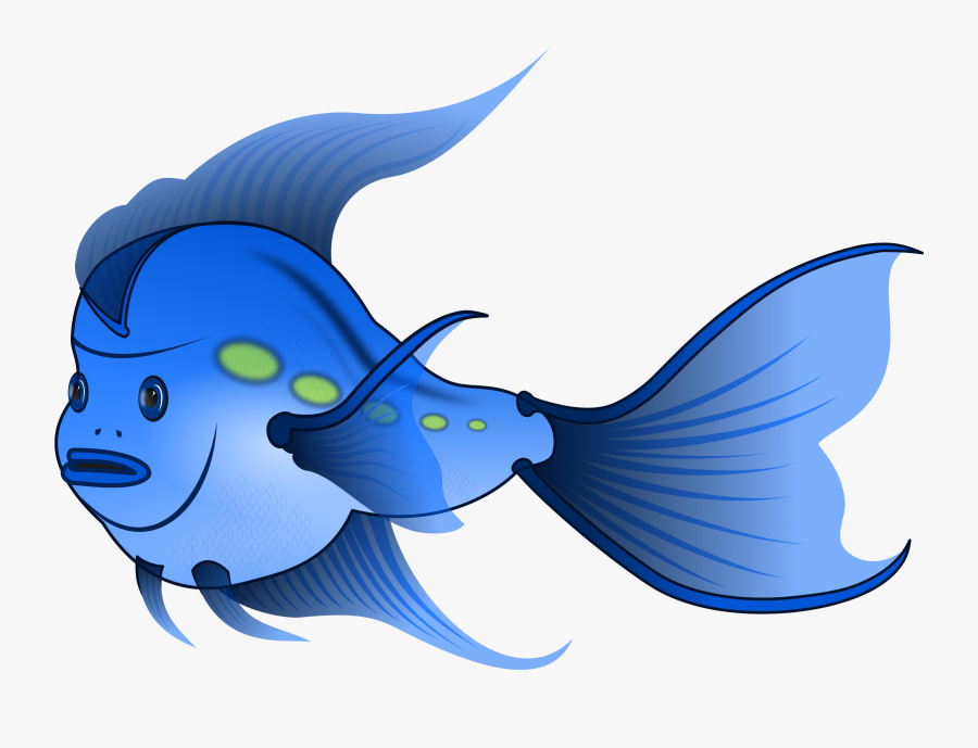 Blue Fish Clipart - Free Clipart Blue Fish, Transparent Clipart