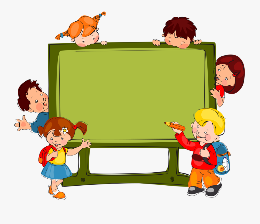 Image Du Blog Zezete2 - School Kids Borders, Transparent Clipart
