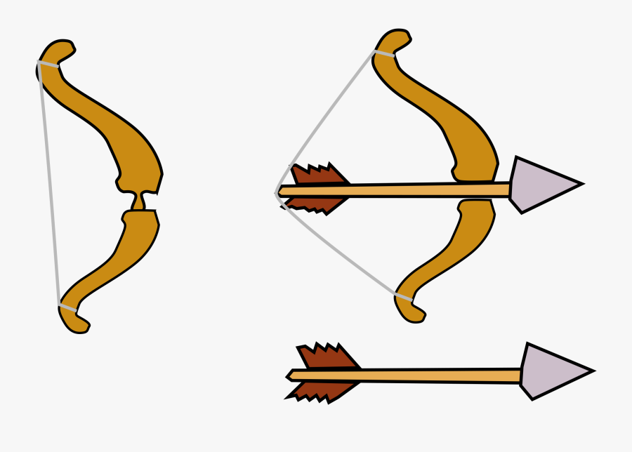 Bow And Arrow Clipart - Bow Arrow Clipart, Transparent Clipart