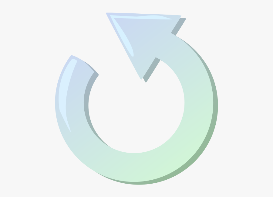 Free Vector Round Arrow Clip Art - Mũi Tên Quay Lại, Transparent Clipart