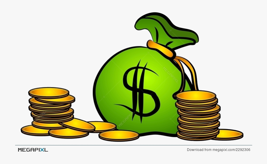 Money Bag Of Coins Clip Art Illustration Transparent - Objective Of Financial System, Transparent Clipart
