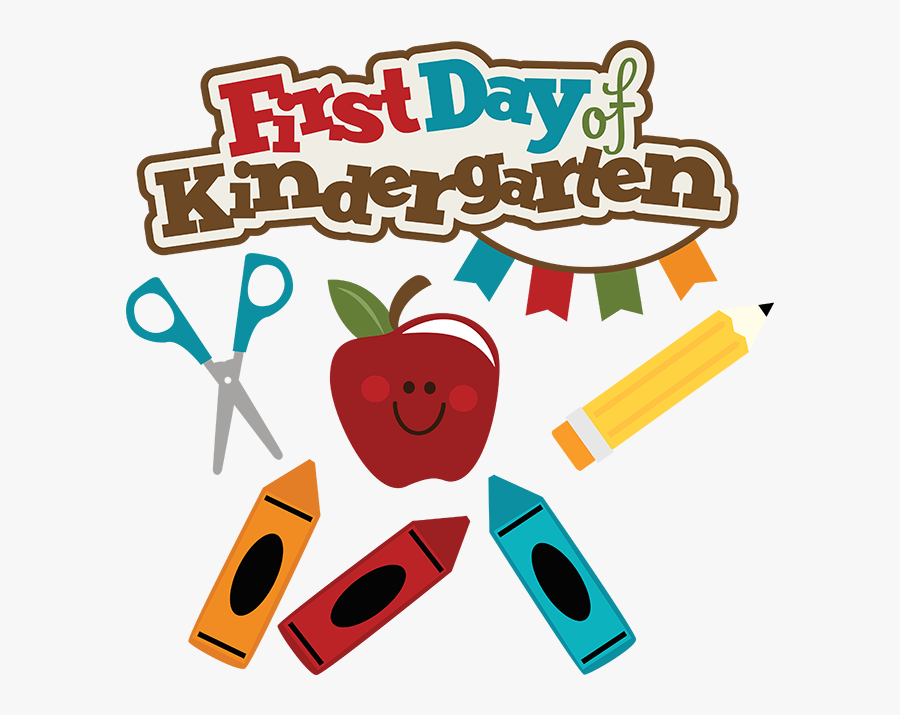 First Day Of Kindergarten Clip Art, Transparent Clipart