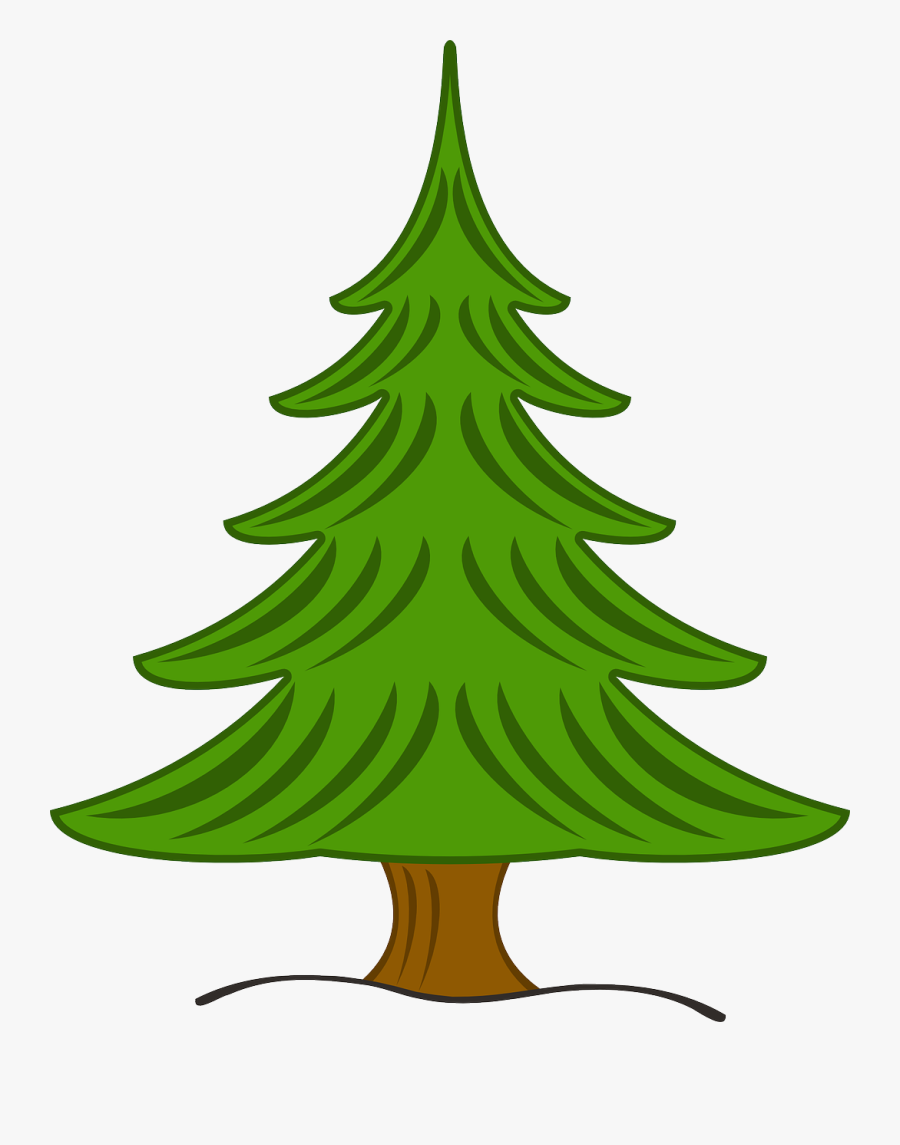 Pine Tree Clipart Png Free - Christmas Tree Clipart Png, Transparent Clipart
