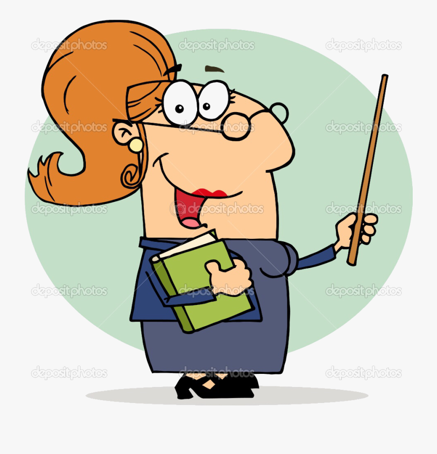 Cartoon Teacher Clipart , Png Download - Cartoon Teacher, Transparent Clipart