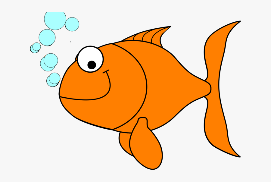 Transparent Gold Fish Png - Transparent Background Goldfish Clipart, Transparent Clipart