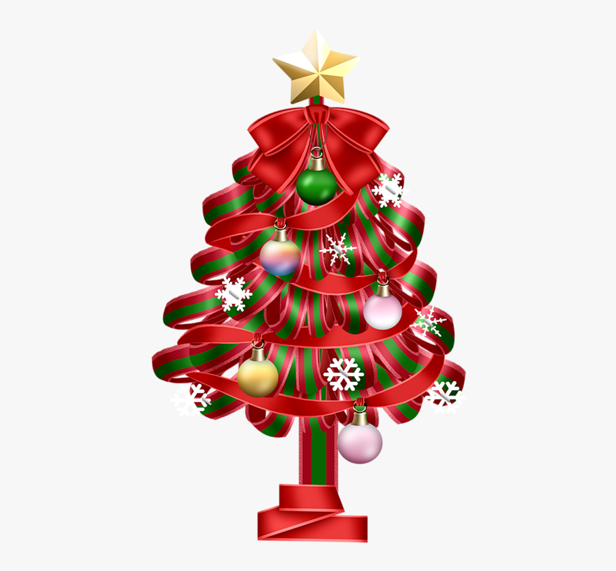 Christmas Tree Clipart Png Transparent Red, Transparent Clipart