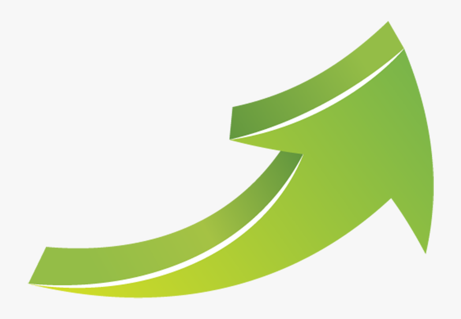 Transparent Arrow Clipart - Curved 3d Arrow, Transparent Clipart