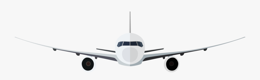 Airplane Free To Use Clip Art - Aeroplane Front View Png, Transparent Clipart