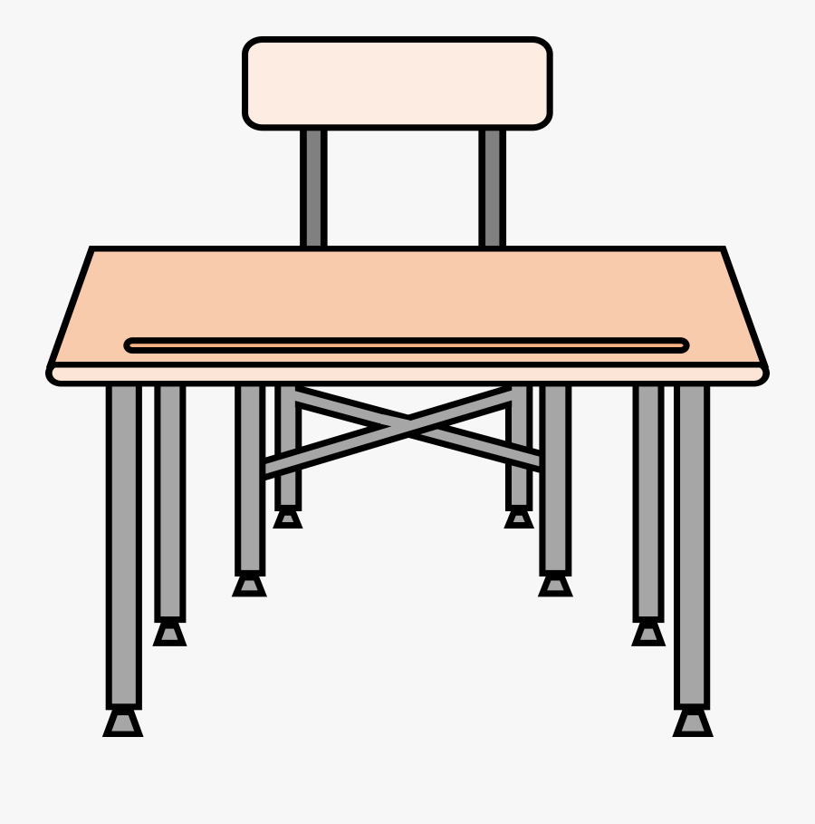School Clipart Table - Desk Clipart, Transparent Clipart