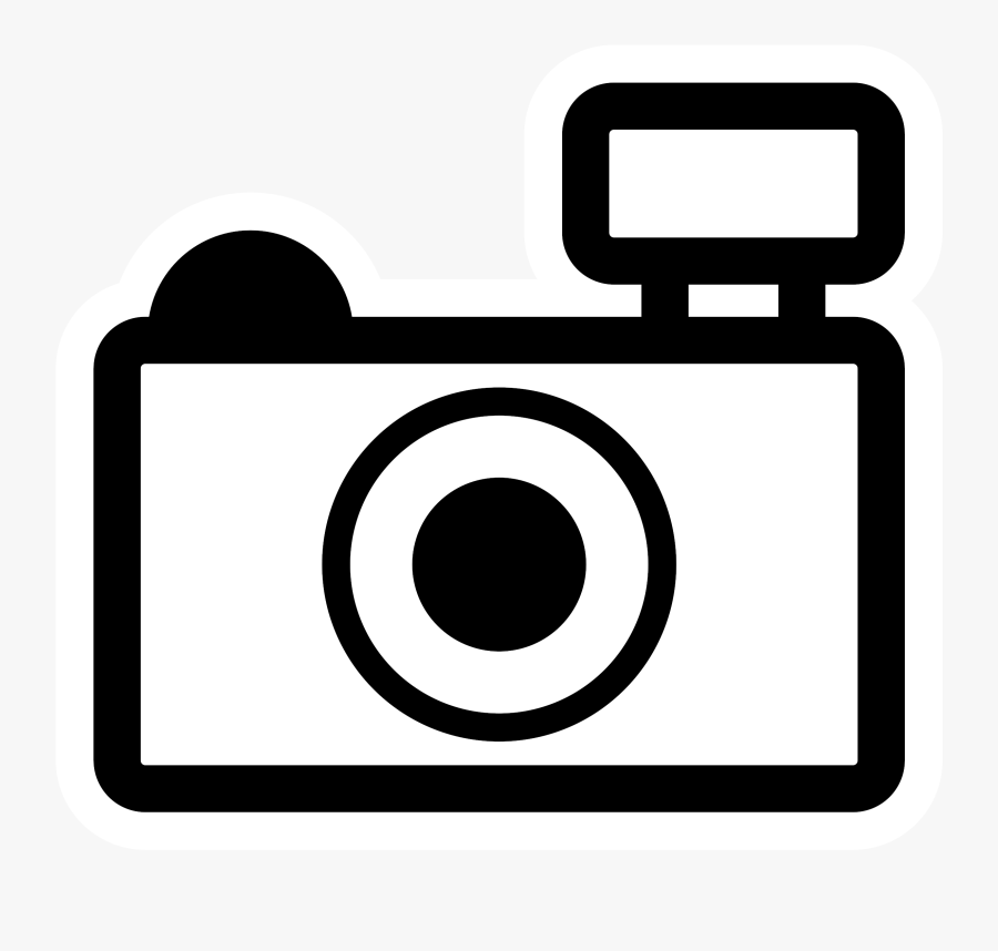 Camera Clipart - Camera Clipart Black And White, Transparent Clipart