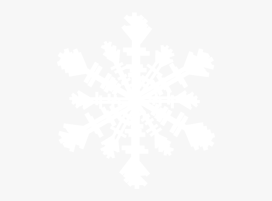 White Snowflake Clip Art At Clker - White Snowflake Clip Art Png, Transparent Clipart