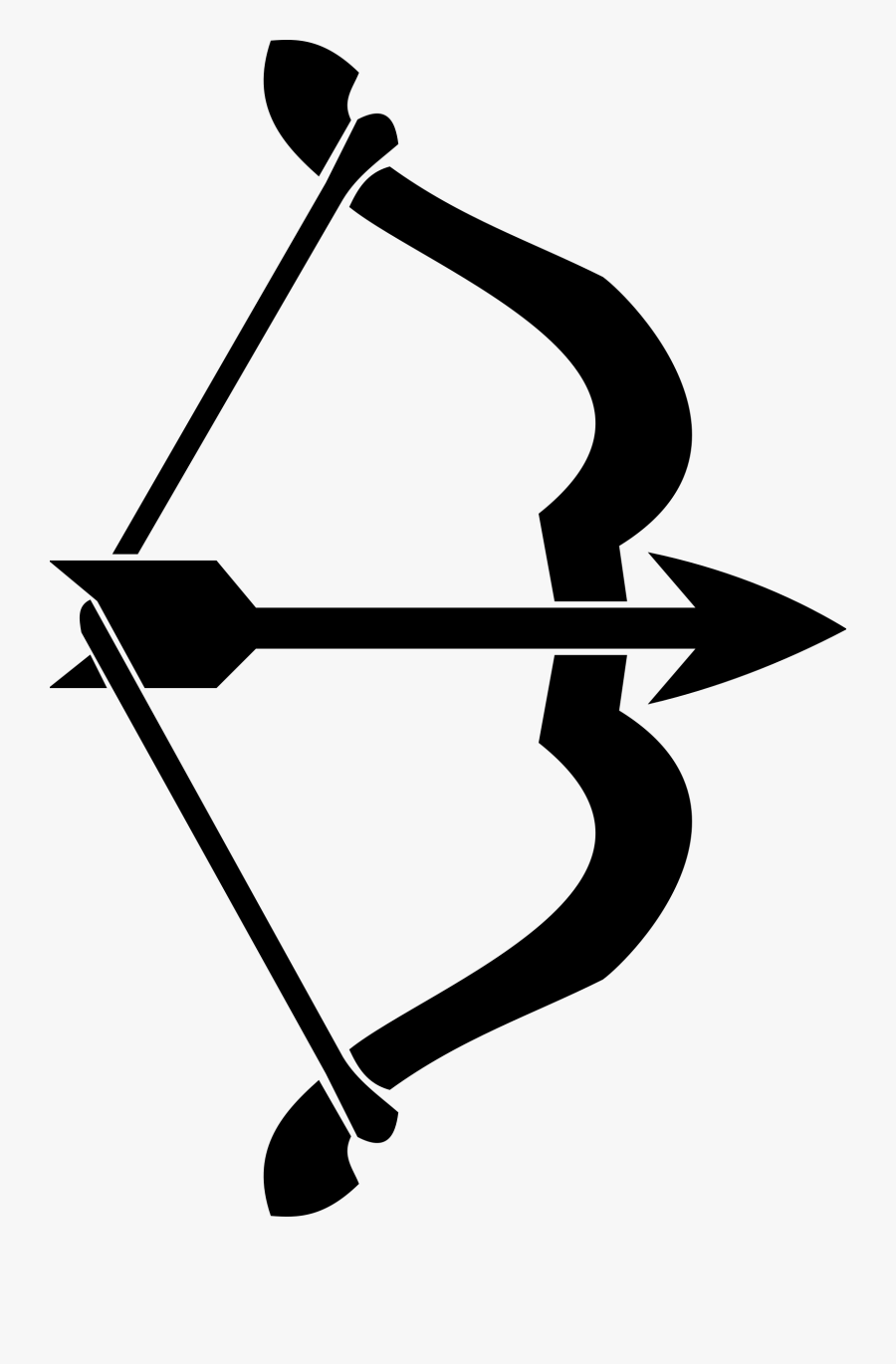 Bow And Arrow Clipart, Vector Clip Art Online, Royalty - Bow And Arrow Clipart, Transparent Clipart