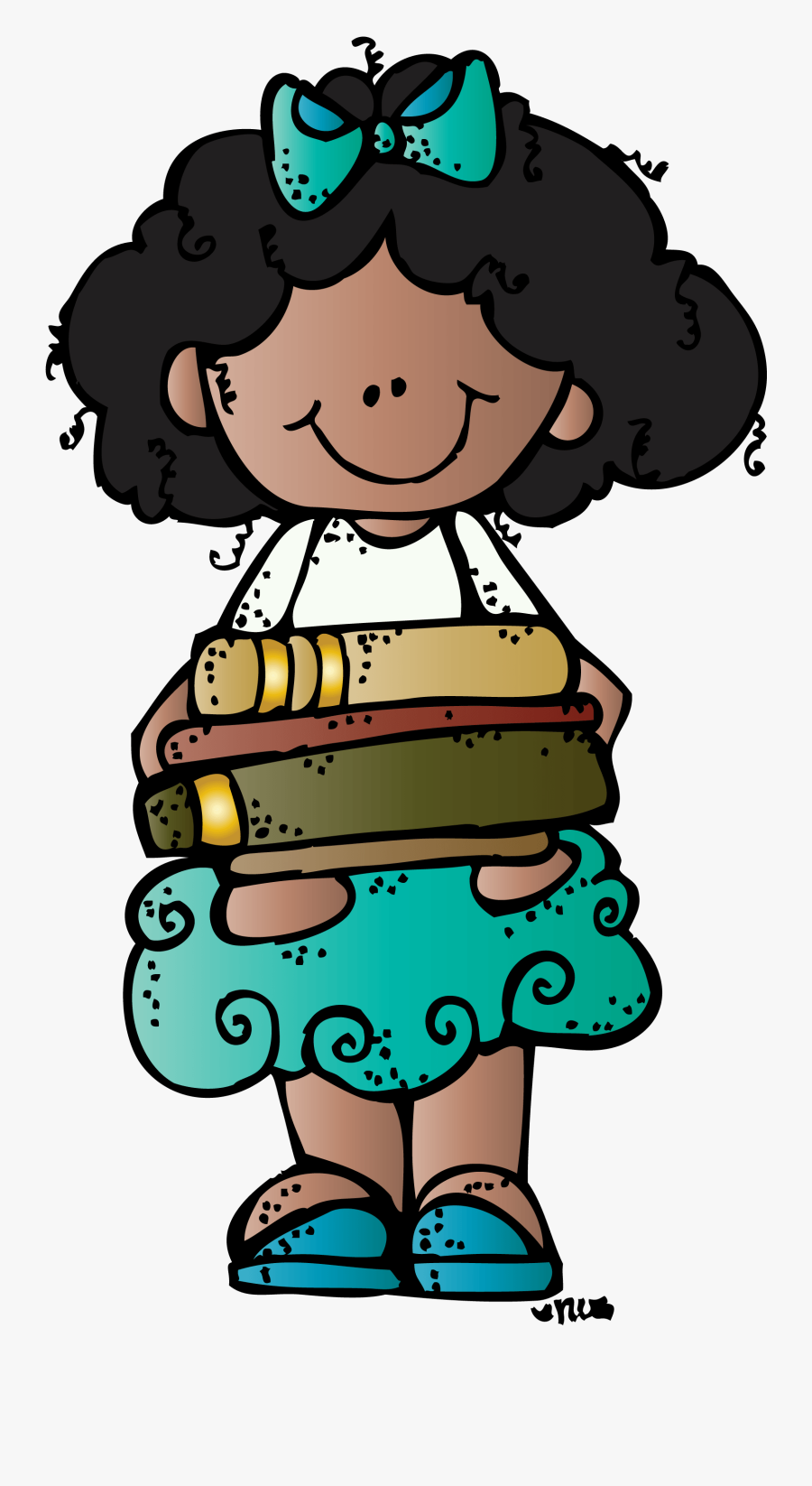 School Clipart Melonheadz - Melonheadz Reading Clipart, Transparent Clipart