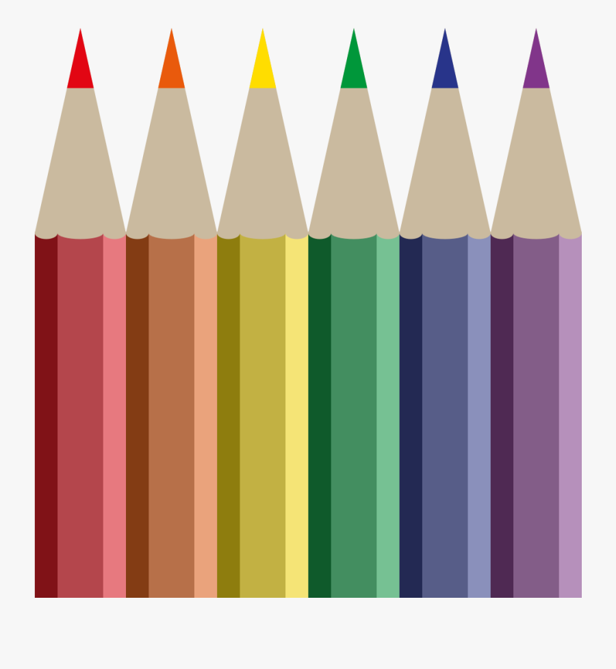 Pencil Clipart Color - Pencil Crayons Clipart, Transparent Clipart