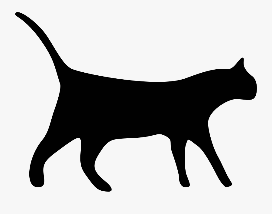 Cat Icons 4 Svg Royalty Free Stock - Black Cat Clipart No Background, Transparent Clipart