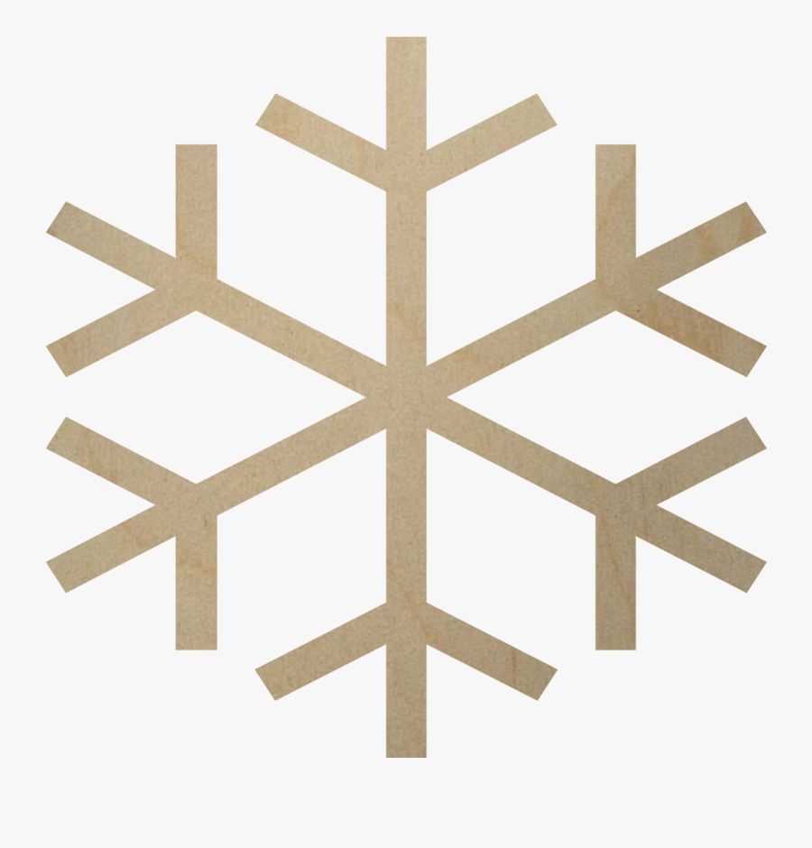 Snowflake Cut Out - Cold Symbol Png, Transparent Clipart