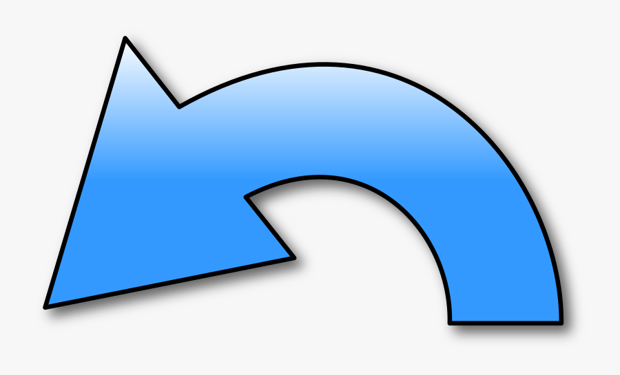 Curved Arrow Clipart - Undo Clipart, Transparent Clipart