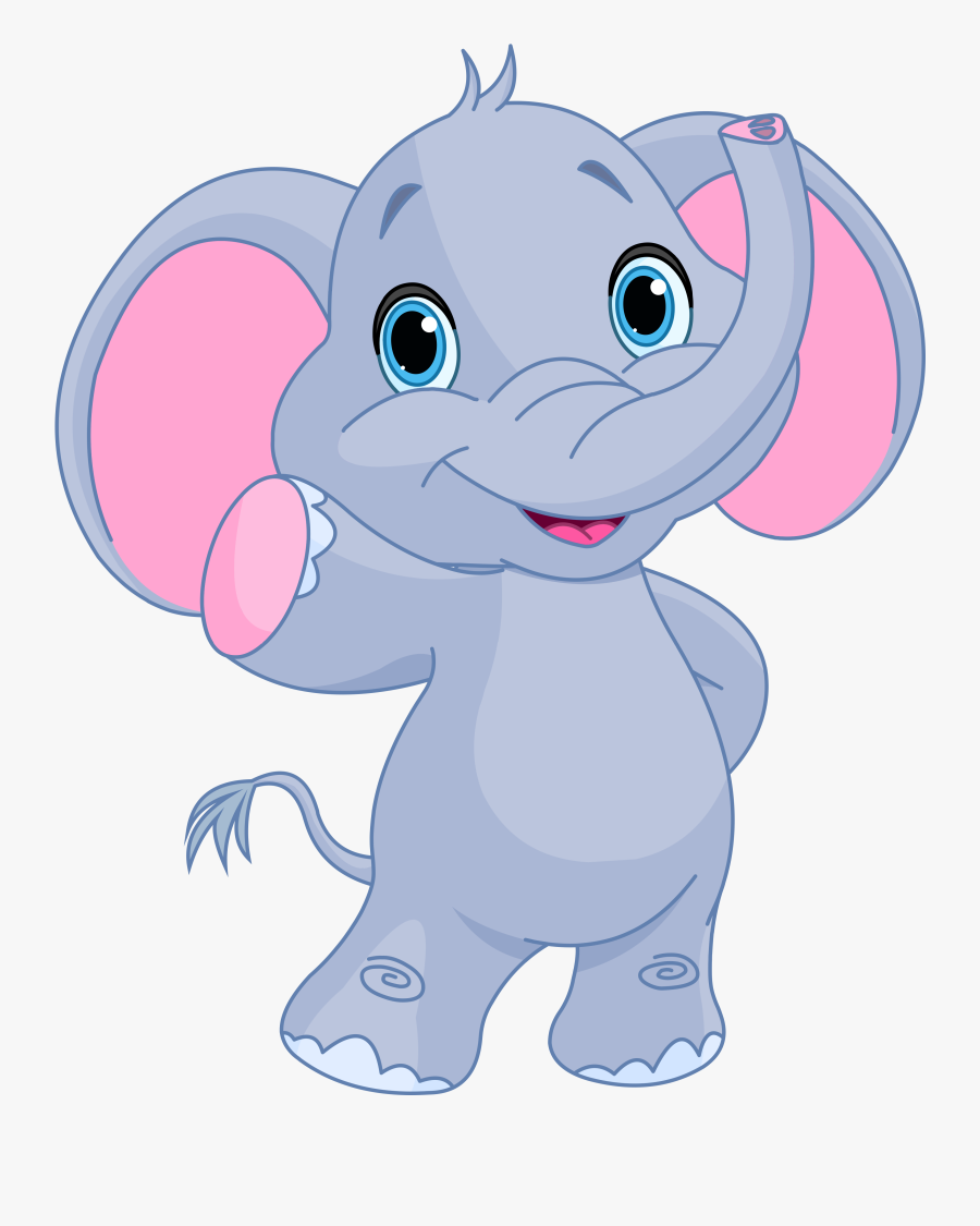 Baby Elephant White Elephant - Cute Elephant Clipart, Transparent Clipart