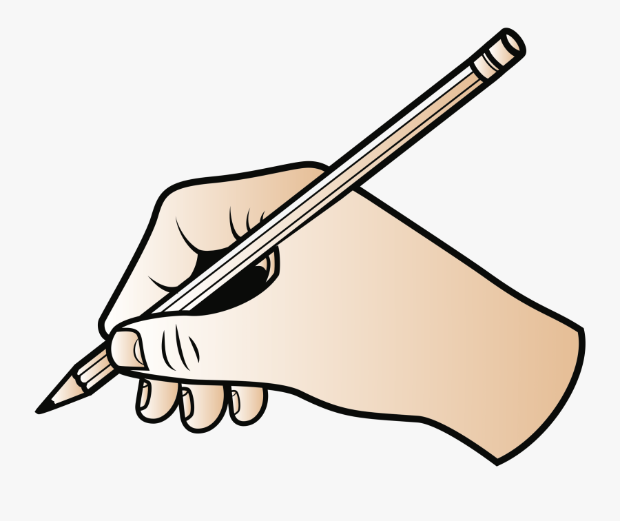Thumb Image - Hand With Pen Clipart, Transparent Clipart