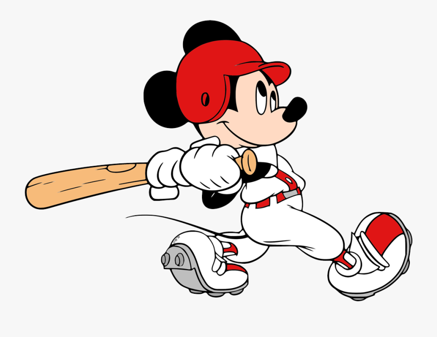 Baseball Clipart Mickey Mouse - Mickey Mouse Baseball Clipart, Transparent Clipart
