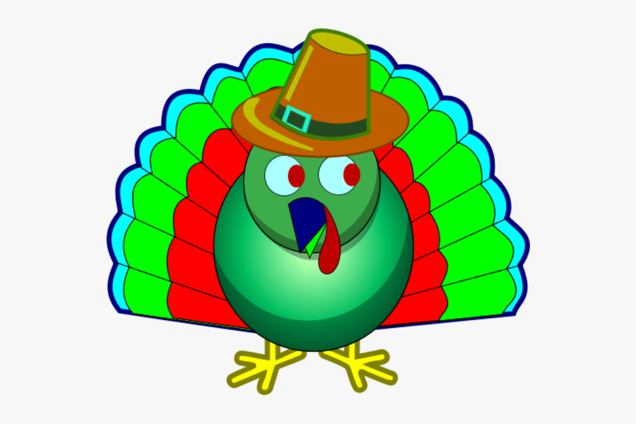 Turkey Clipart Download - Clipart Colorful Cartoon Turkeys, Transparent Clipart