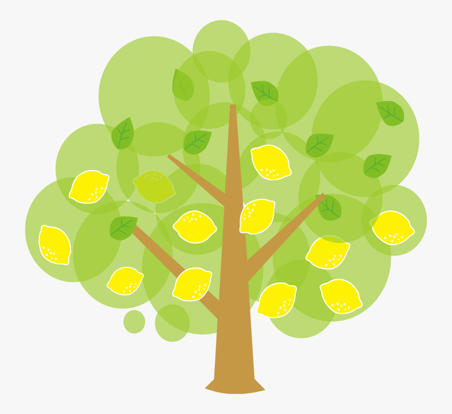 Lemon Tree Clipart, Transparent Clipart