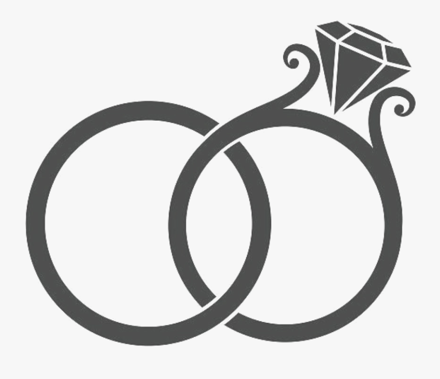 Diamond Ring Wedding Clip Art Free Clipart Images Rings - Wedding Rings Black And White, Transparent Clipart