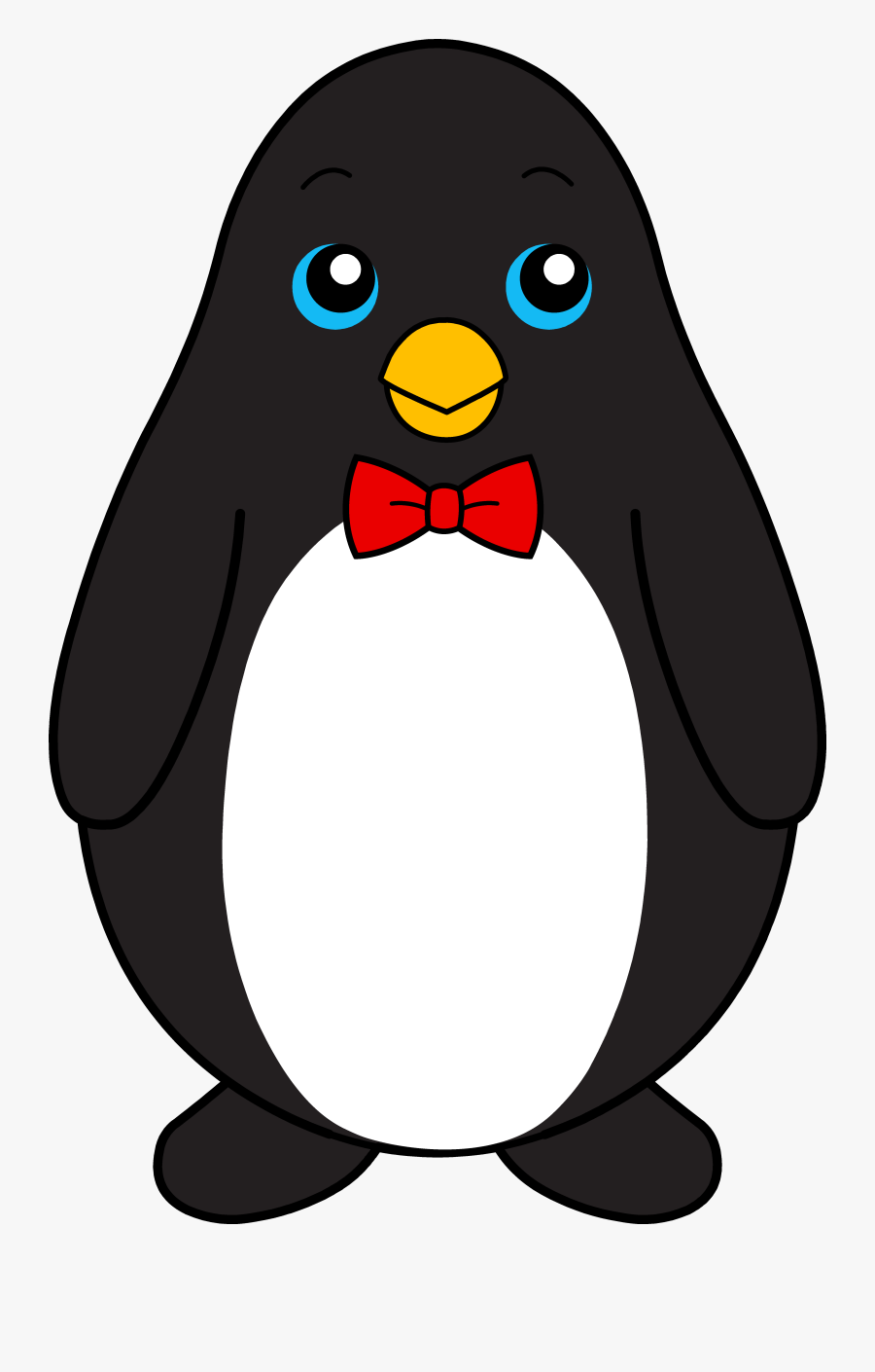 Cute Penguin Clip Art Free Clipart Images - Penguin With A Tie, Transparent Clipart