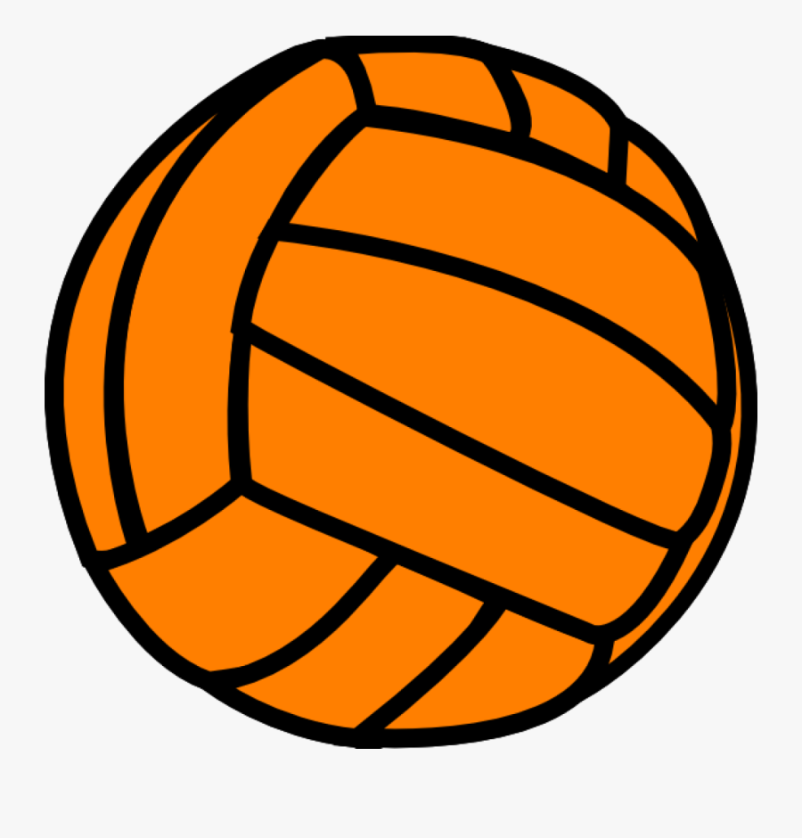 Orange Volleyball Clip Art - Clip Art Green Volleyball, Transparent Clipart